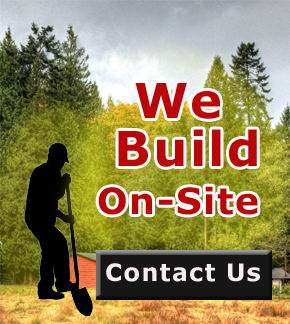 We build on-site! Derksen Portable Buildings Cotulla, Texas. Portable Buildings, sheds, cabins, and carports in Cotulla.